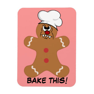 Magnet Flexible Tricoter Gingerbread Homme Cookie