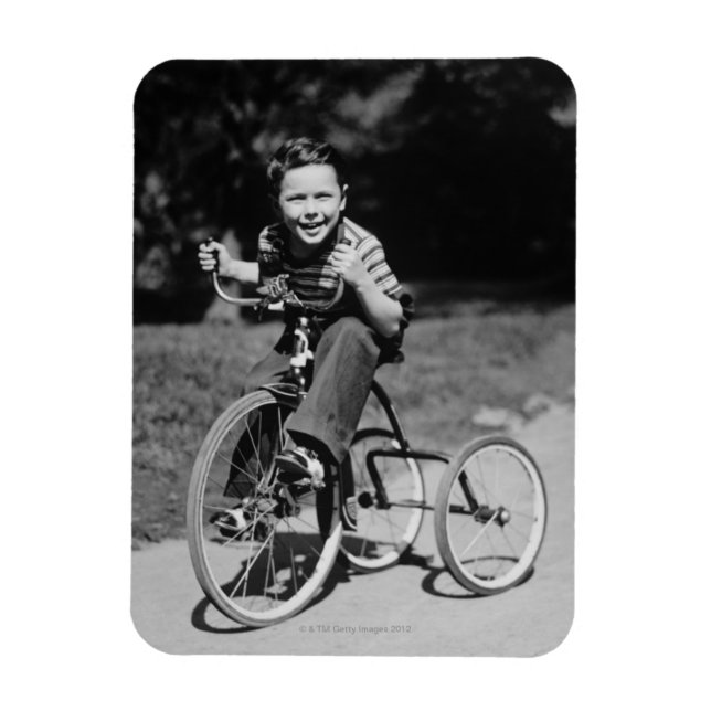 Magnet Flexible Tricycle pour enfants (Vertical)