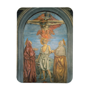 Magnet Flexible Trinité sainte avec St Jerome (fresque)