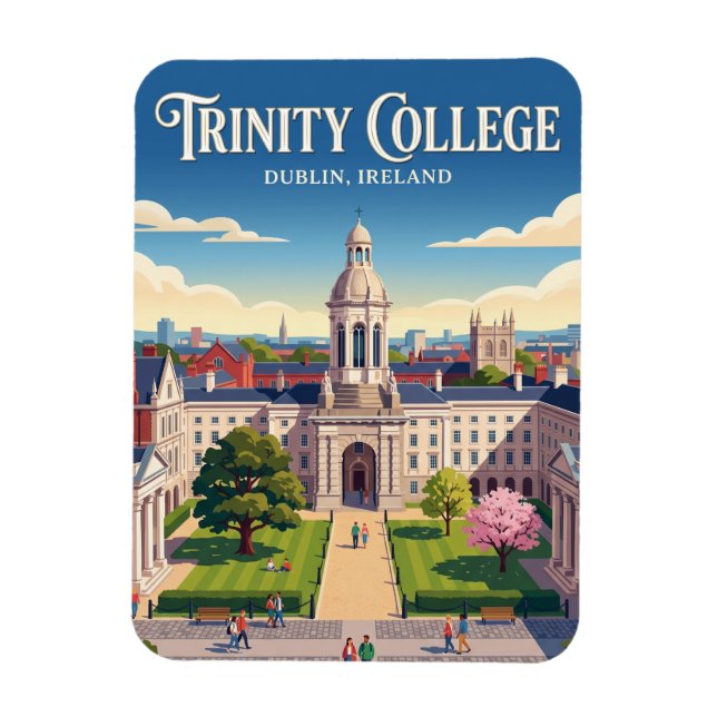 Magnet Flexible Trinity College Dublin Irlande (Vertical)