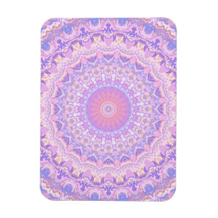 Magnet Flexible Trippy coloré complexe Boho Hippie Mandala