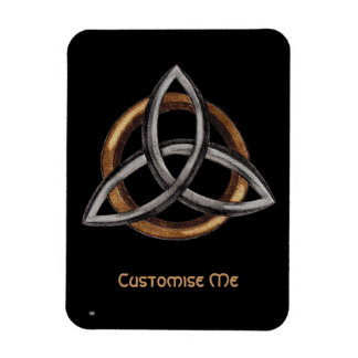 Magnet Flexible Triquetra (Brown/Argent)