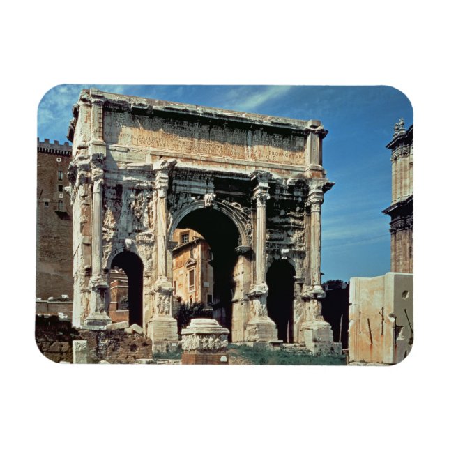 Magnet Flexible Triumphal Arch of Septimius Severus, dedicated (Horizontal)