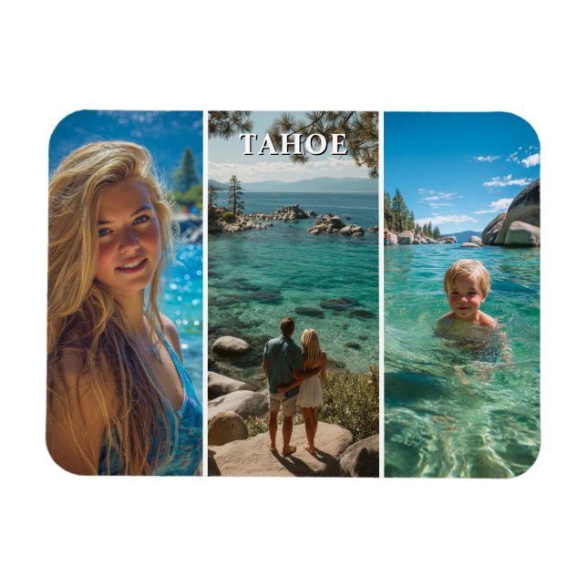 Magnet Flexible Trois bandes verticales photo boho (Horizontal)