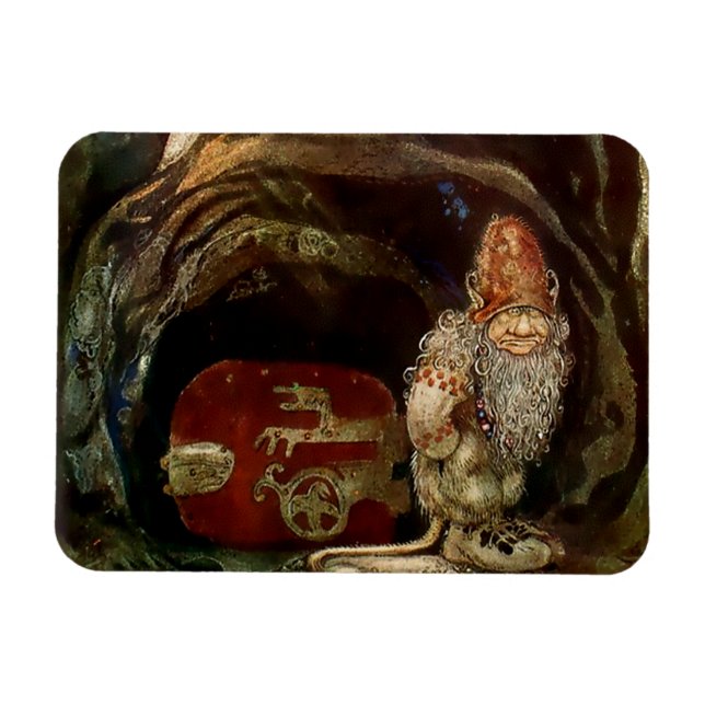 Magnet Flexible "Troll Door" de John Bauer (Horizontal)