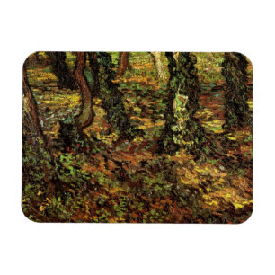 Magnet Flexible Troncs d'arbres avec Ivy par Vincent van Gogh
