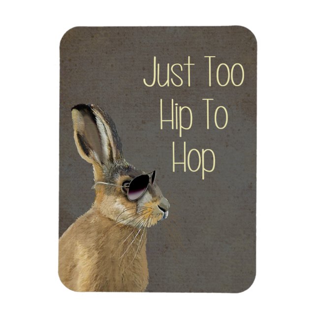 Magnet Flexible Trop Hip Pour Hop Grey (Vertical)