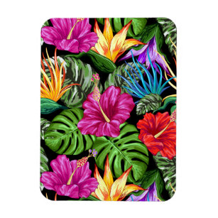 Magnet Flexible Tropical Floral Motif d'humeur estivale