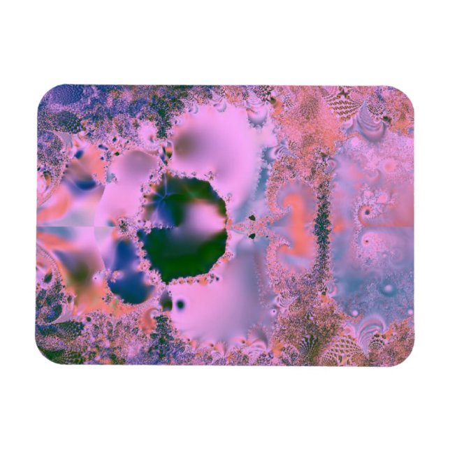 Magnet Flexible Trou rose à vert (Horizontal)