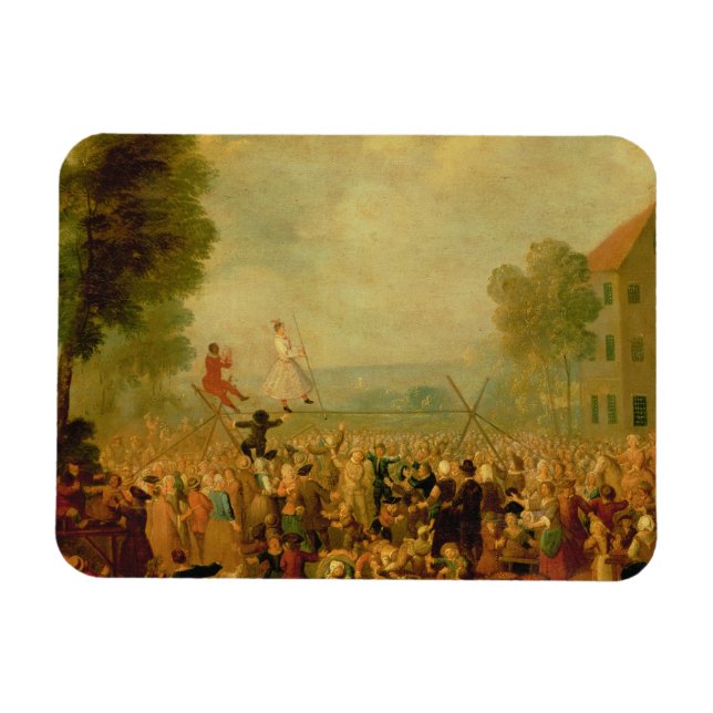 Magnet Flexible Troupe d'acteurs jouant sur une corde raide (Horizontal)