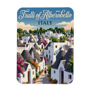 Magnet Flexible Trulli d'Alberobello Italie