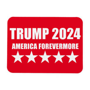 MAGNET FLEXIBLE TRUMP 2024 - AMERICA FOREVERMORE