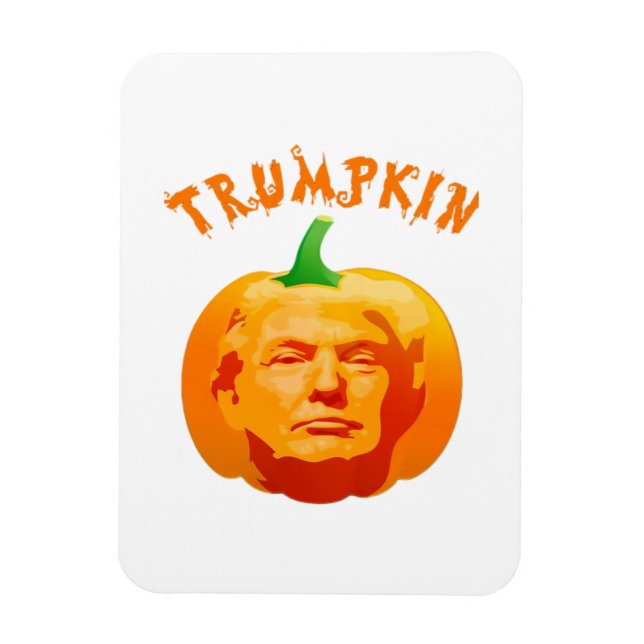 Magnet Flexible Trumpkin drôle Costume d'Halloween - Retro MAGA St (Vertical)
