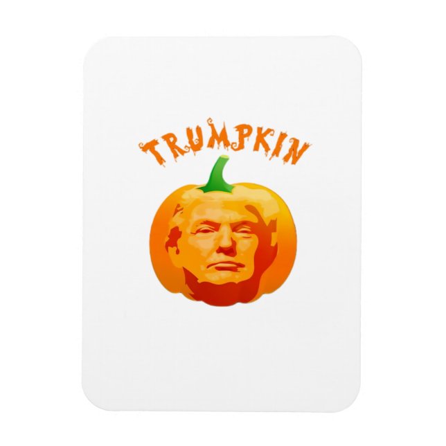 Magnet Flexible Trumpkin Funny Halloween - Éffrayant Parody Editio (Vertical)