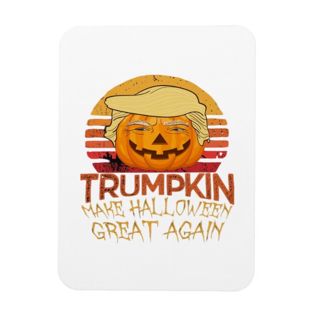Magnet Flexible Trumpkin Halloween Funny Classic (Vertical)