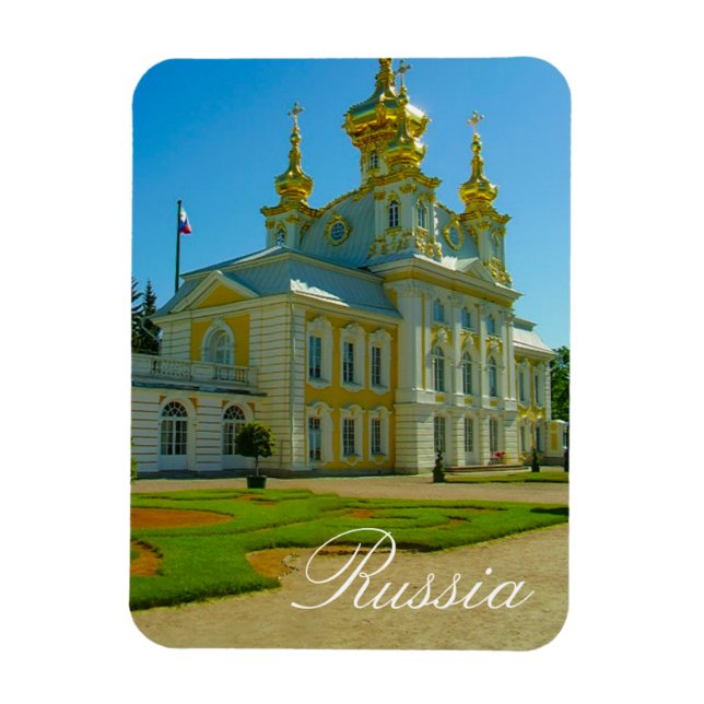 Magnet Flexible Tsarskoye Selo Pushkin Cathrine Palace Russie (Vertical)