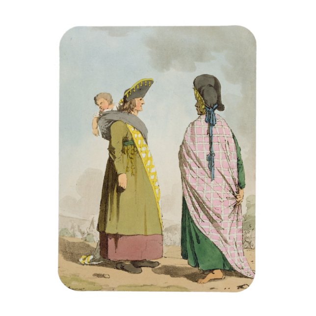 Magnet Flexible Tsiganes, plaque 25 du Volume I de 'Les Manners, C (Vertical)