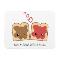 Tu es mon beurre d'arachide à ma Jelly Kawaii Cute