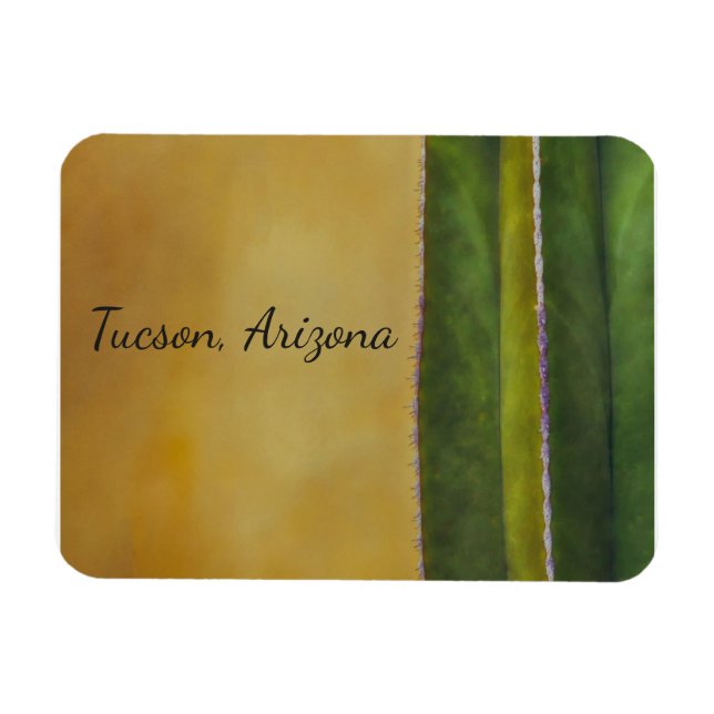 Magnet Flexible Tucson Arizona cactus (Horizontal)