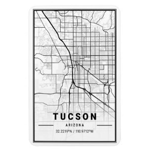 Magnet Flexible Tucson Arizona USA Travel City Carte