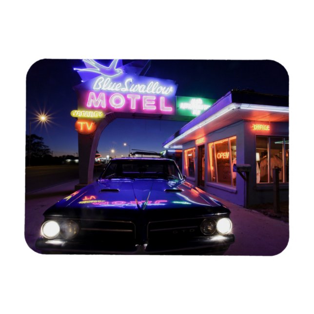 Magnet Flexible Tucumcari, Nouveau-Mexique, États-Unis. Route 66 (Horizontal)