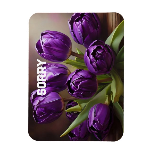 Magnet Flexible Tuileries violettes (Vertical)