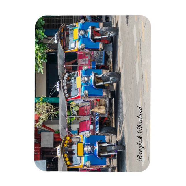 Magnet Flexible Tuk Tuk de Bangkok (Vertical)