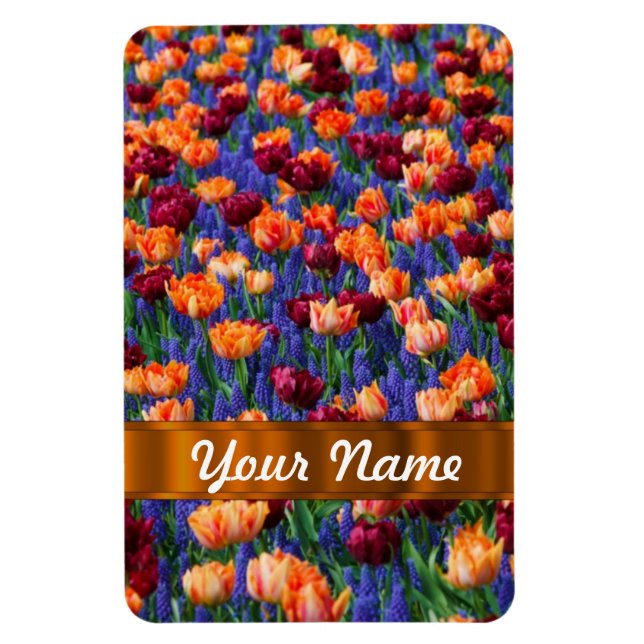 Magnet Flexible Tulipes colorées (Vertical)