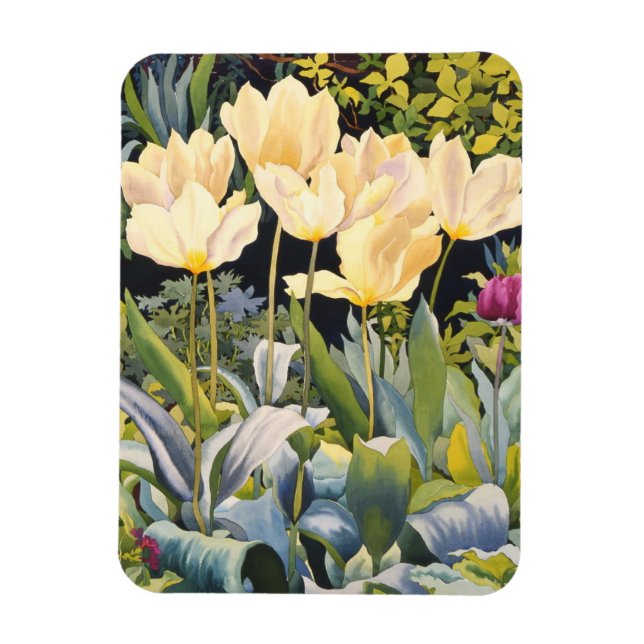 Magnet Flexible Tulipes pâles (Vertical)