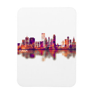 Magnet Flexible Tulsa Oklahoma Skyline