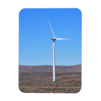 Turbine éolienne dans l'est de l'Ouest