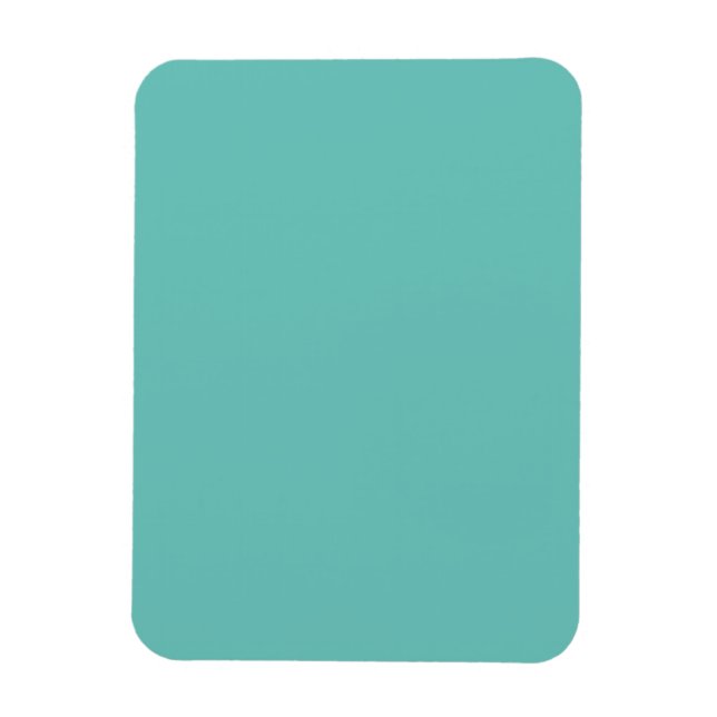 Magnet Flexible Turquoise léger #6BC388, demi-cuit (Vertical)