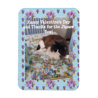 Magnet Flexible Tuxedo Cat Funny Jigsaw Cats Valentines Day