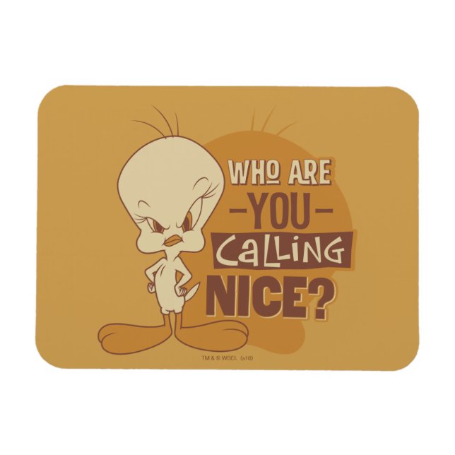 Magnet Flexible TWEETY™ - Qui Traitez-Vous de Gentil ? (Horizontal)