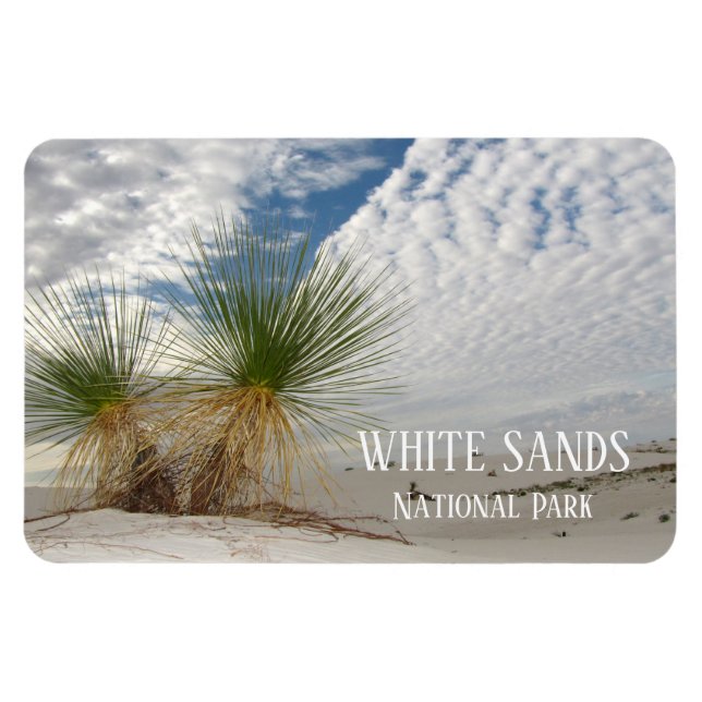 Magnet Flexible Twin Yuccas, Parc national des Sables Blancs (Horizontal)