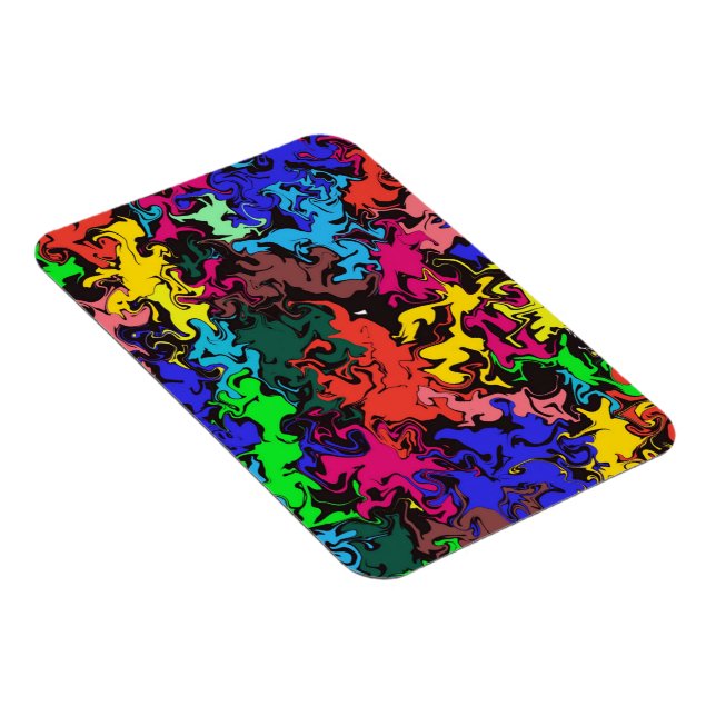 Magnet Flexible Twirls colorés Abstraits / Flexibles (Côté Droit)