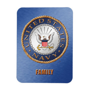 Magnet Flexible U.S. Aimant flexible de photo de famille de marine