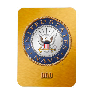 Magnet Flexible U.S. Aimant flexible de photo de papa de marine