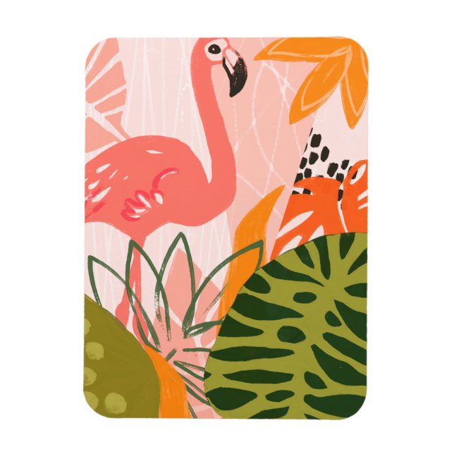 Magnet Flexible UA Flamant rose Jungle II (Vertical)