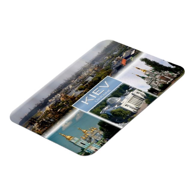 Magnet Flexible UA Ukraine - Kiev Kiev Kiev - (Côté Gauche)