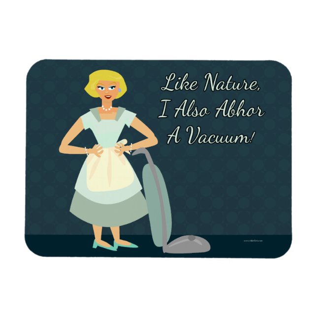 Magnet Flexible Ugh I Abhor Vacuums (Horizontal)