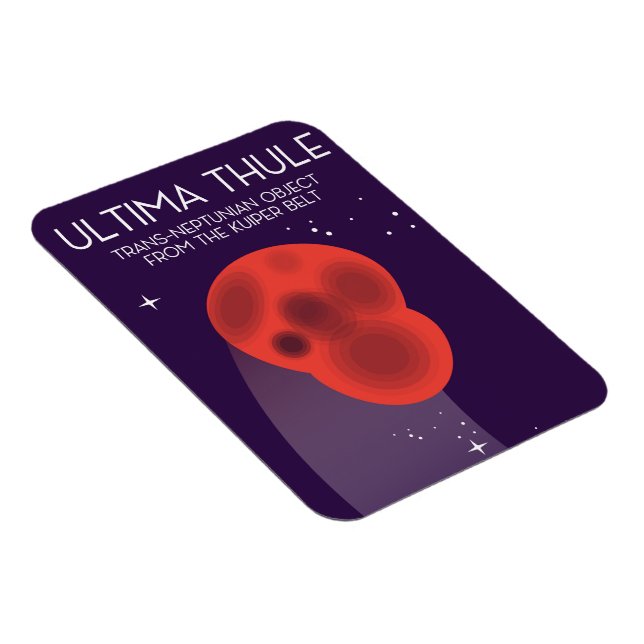 Magnet Flexible Ultima Thule Ceinture de Keiper art spatial (Côté Droit)