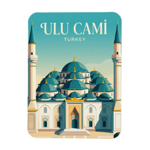 Magnet Flexible Ulu Cami (La Grande Mosquée) Turquie