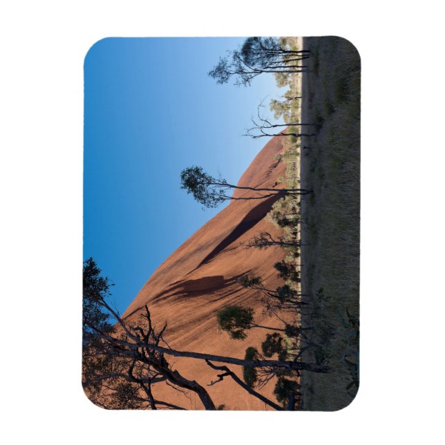 Magnet Flexible uluru et plaine désertique (Vertical)
