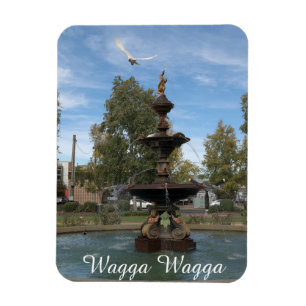 Magnet Flexible Un aimant flexible avec une photo de Wagga Wagga