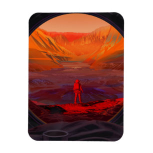 Magnet Flexible Un Astronaute Sur Mars