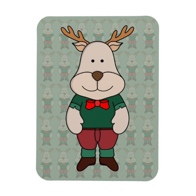 Magnet Flexible Un cerf mignon (Vertical)