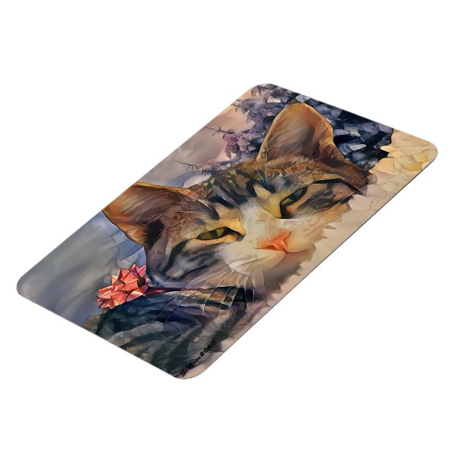 Magnet Flexible Un chaton de Noël (Côté Gauche)