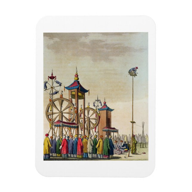 Magnet Flexible Un cirque chinois, illustration de 'Le Costume An (Vertical)