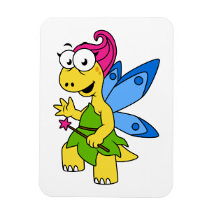 Magnet Flexible Un Dessin Fairysaur Dinosaur.